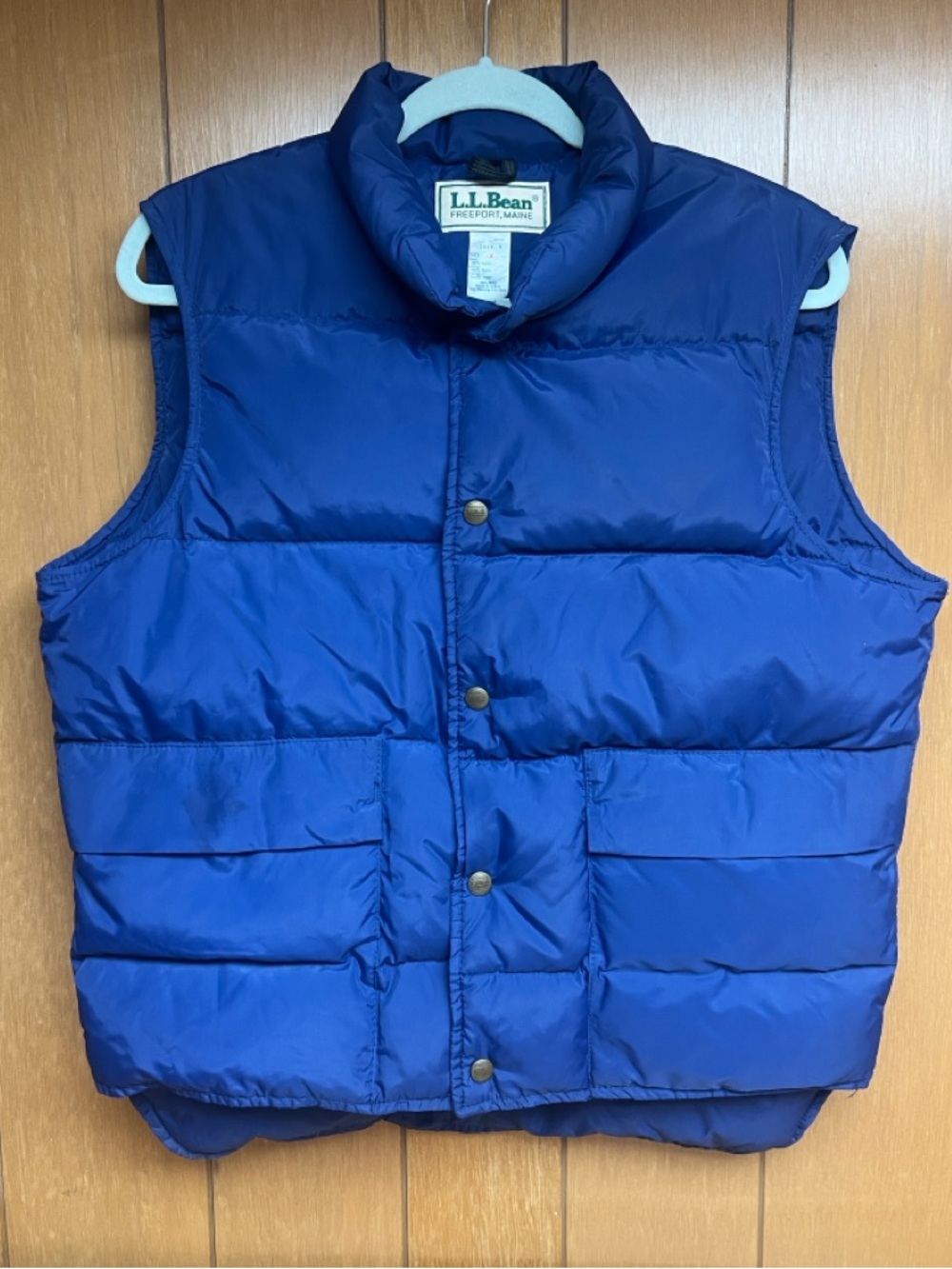 L.L.Bean Goose Down Vintage Vest Men’s Medium Hiking Camping Packable Outdoor